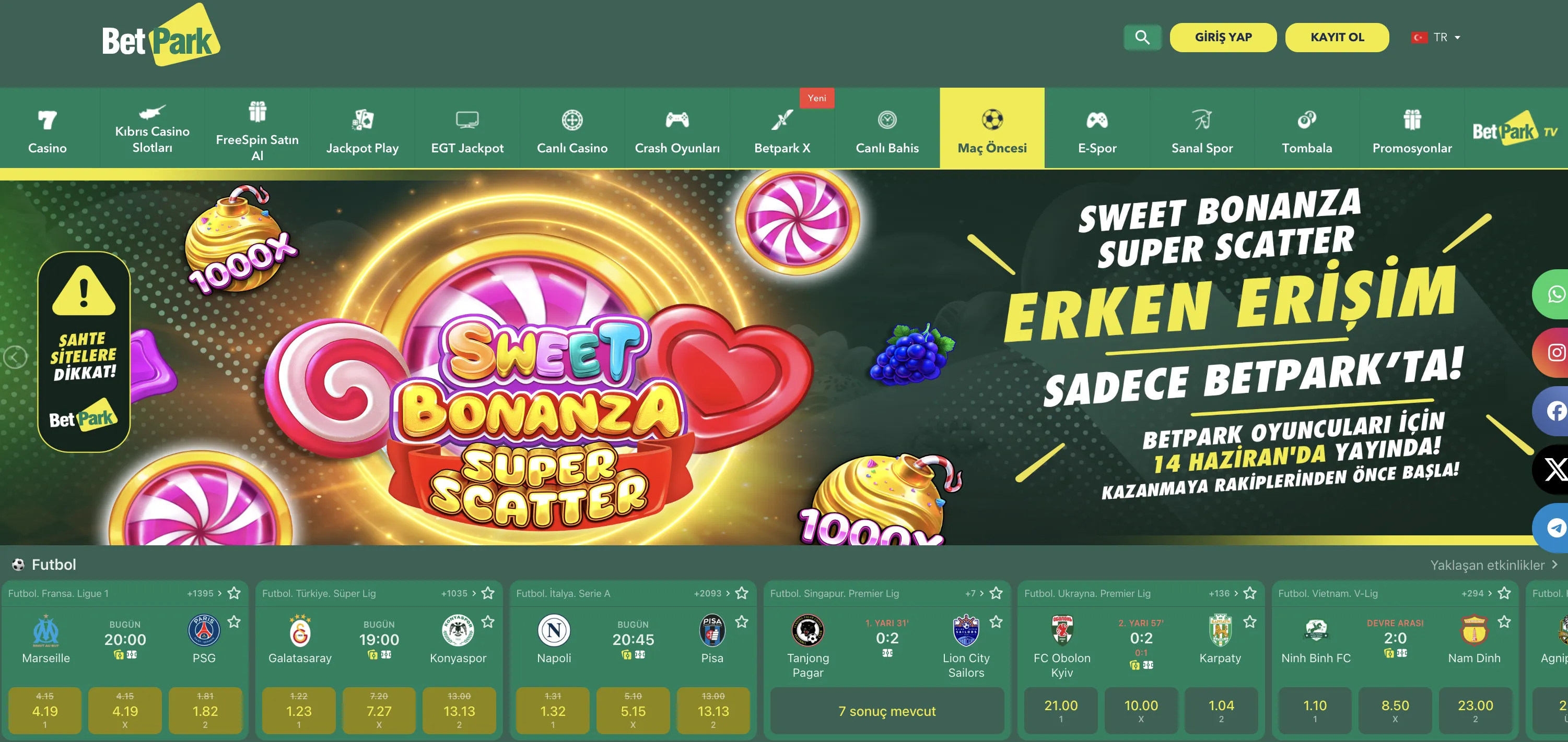 BetPark resmi adres ve güncel giriş — erişim yolları BetPark resmi adres ve güncel giriş